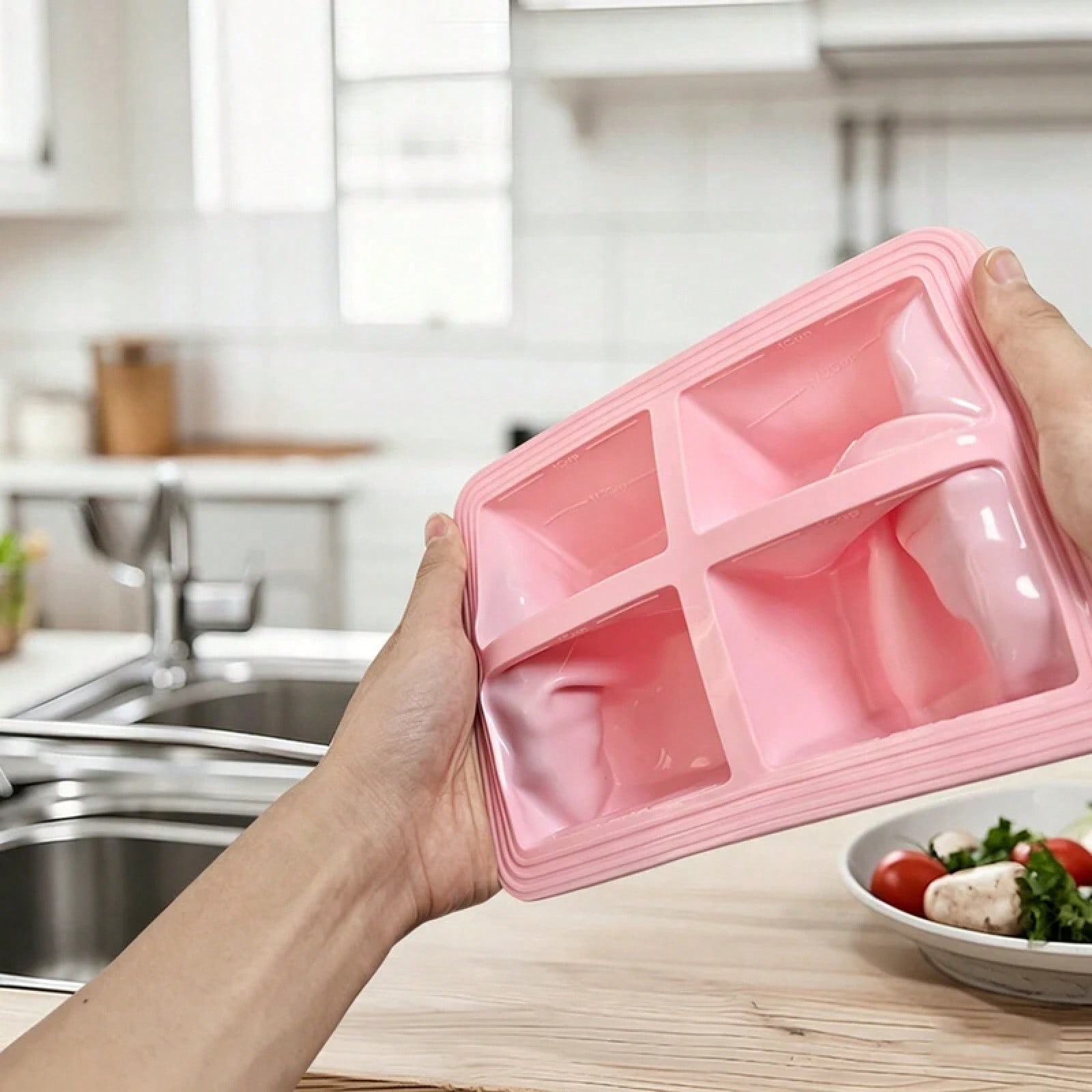 Reusable Silicone Soup Freezer - Food Storage For Refrigerator recension och pris