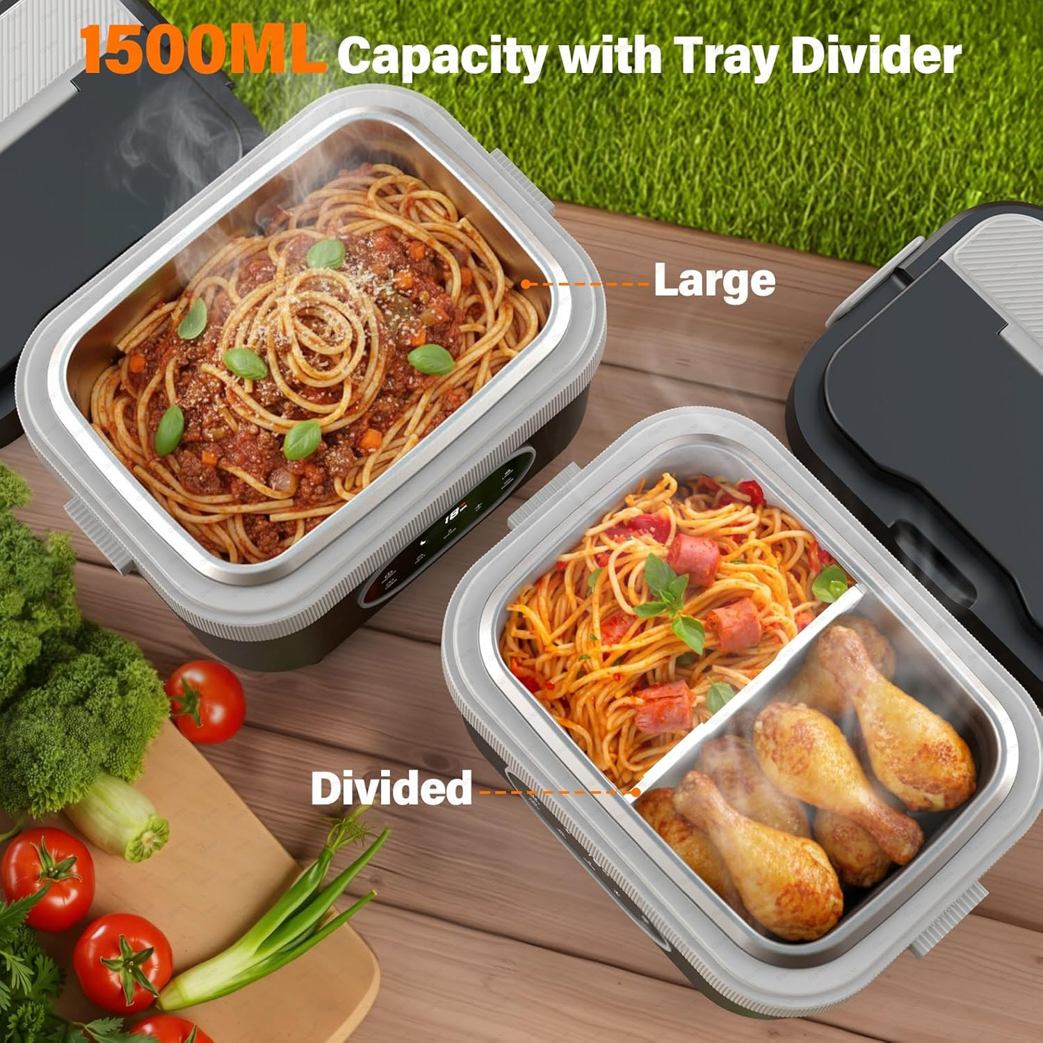 Gison 1.5L Electric Heated Lun - Portable Food Warmer recension och pris