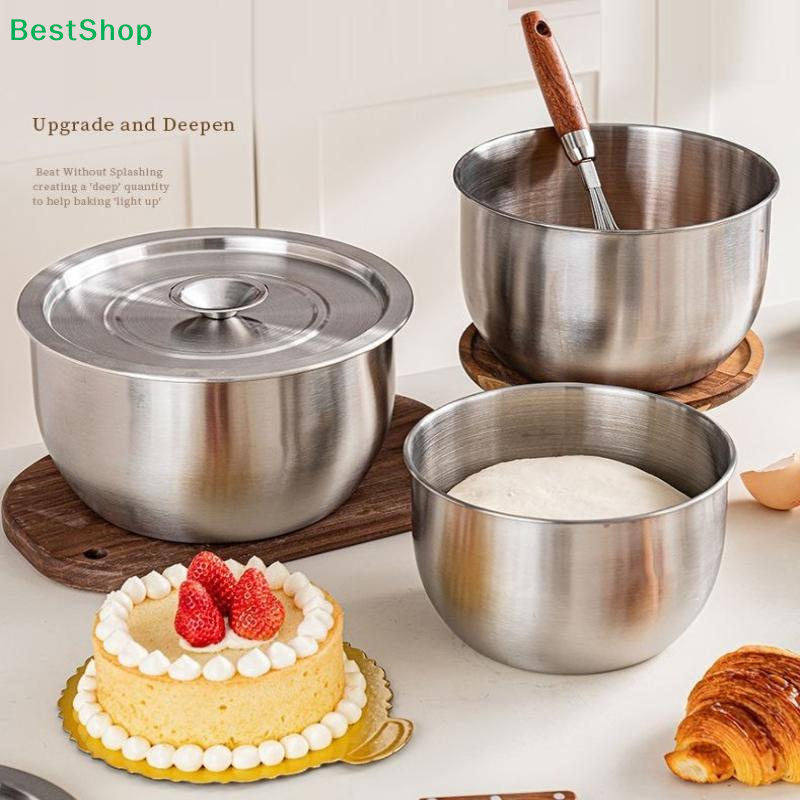 ♪Deepened Stainless Steel Mixi - Food Storage Bowls recension och pris