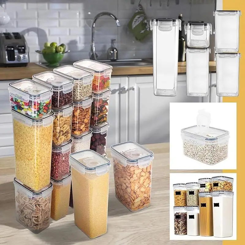 Sealed Plastic Food Storage Bo - Food Storage Kitchen Container Set recension och pris