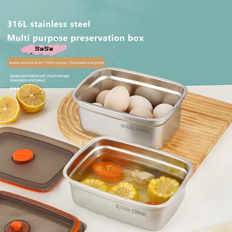 316 Stainless Steel Leak-proof - Food Storage Bowls recension och pris