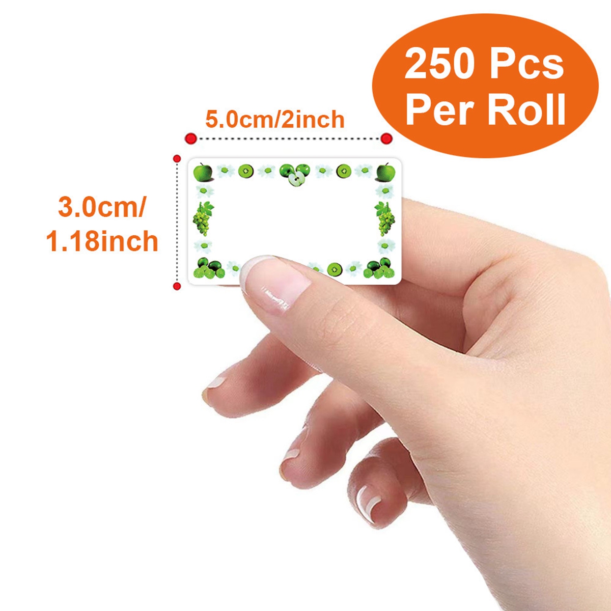 250Pcs Rectangle Canning Label - Food Storage In Restaurant recension och pris