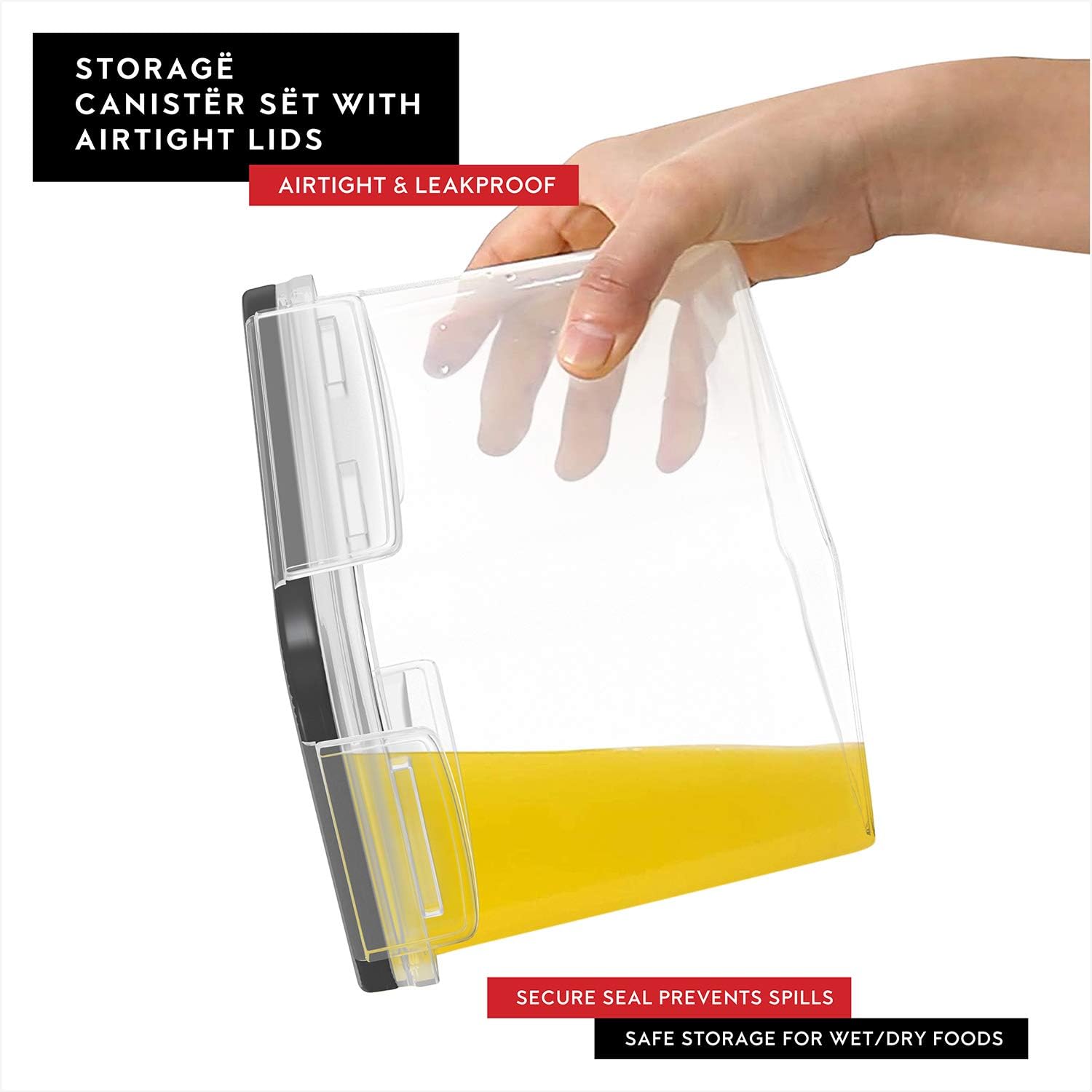 Flour Sugar Storage Containers - Food Storage Plastic recension och pris